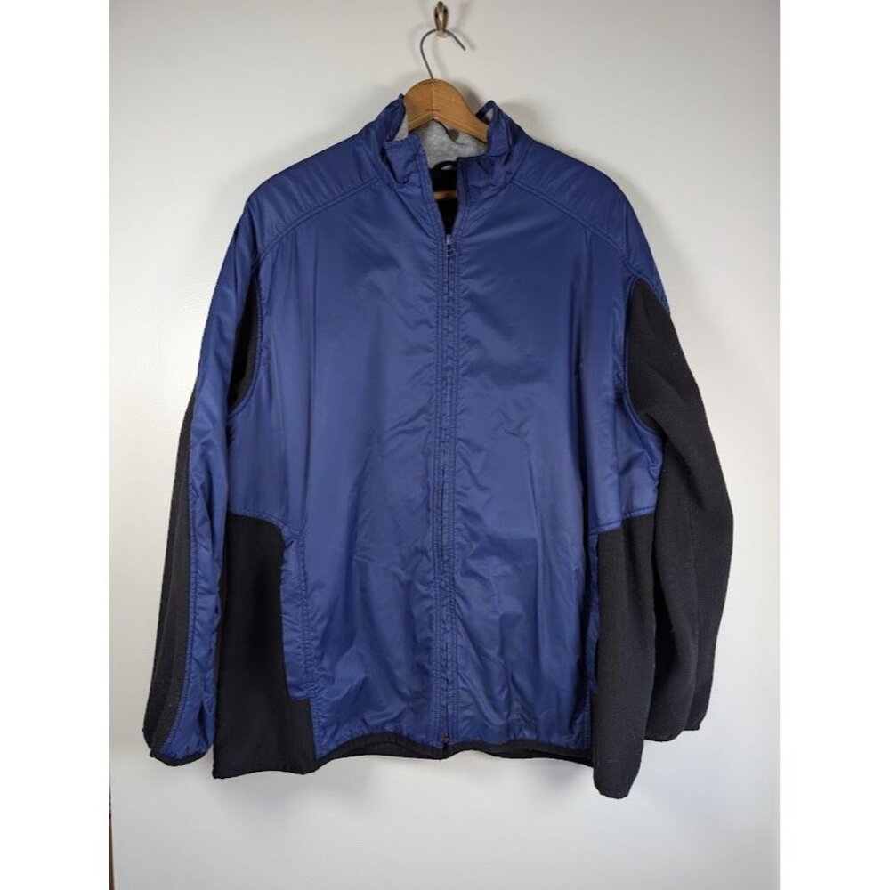 Vintage Nike Windbreaker Jacket Men Size XL 90s Nylon Fleece Gorpcore Streetwear